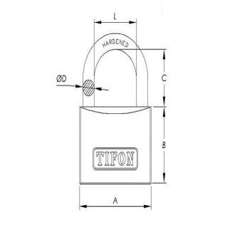 dimensiones-candado-tifon-ifam7 - TF 20 AL